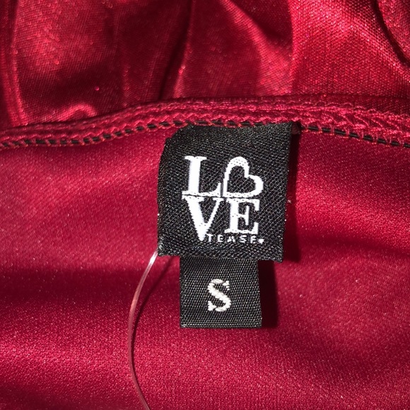 Love Tease Red Dress. NWT. S - Picture 5 of 8